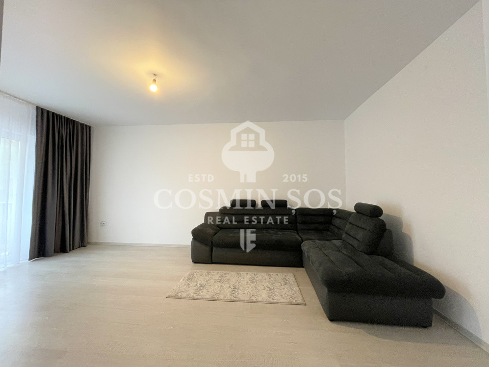 Apartament cu 2 camere de vanzare, cu parcare, Floresti