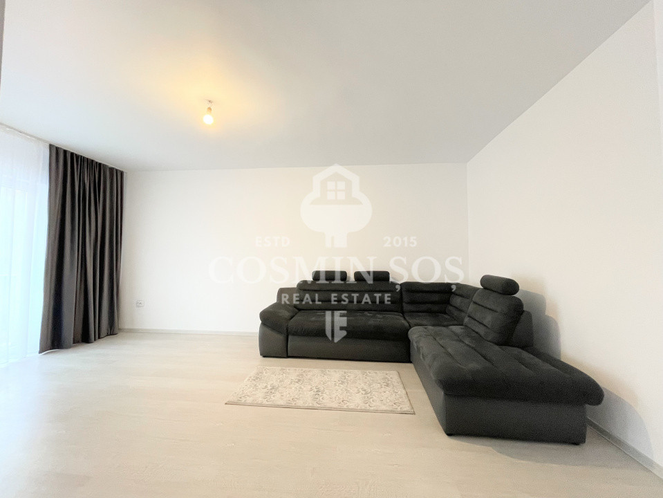 Apartament cu 2 camere de vanzare, cu parcare, Floresti