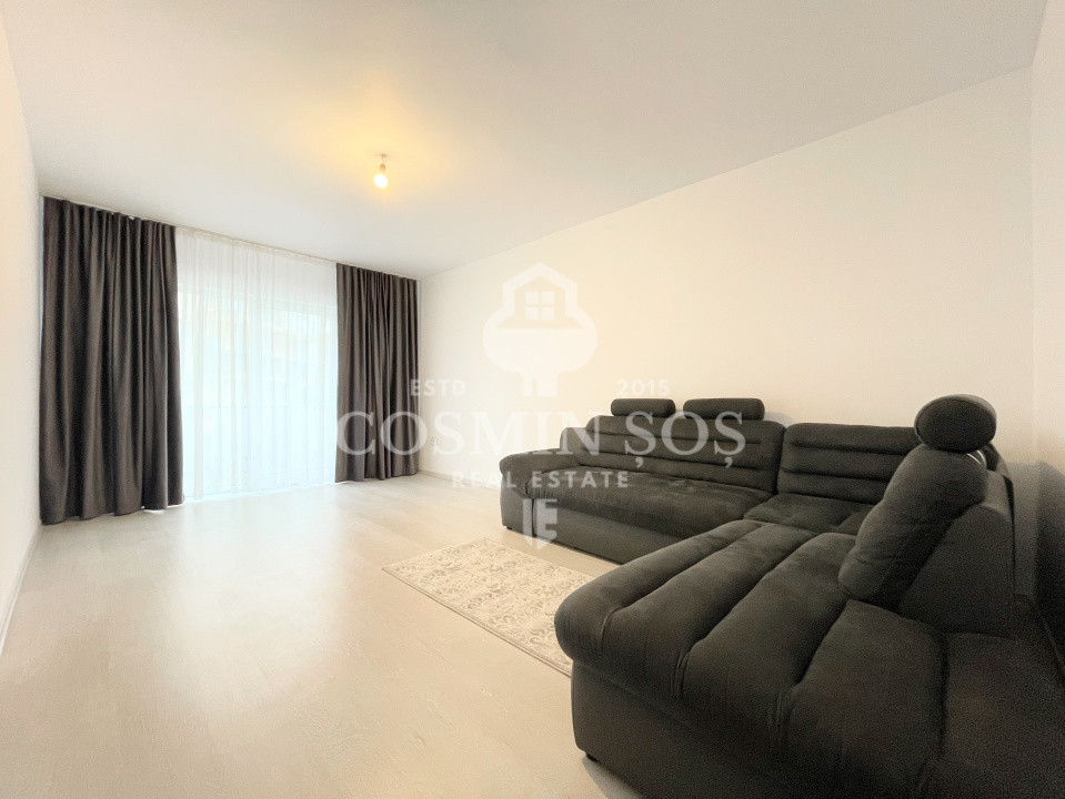 Apartament cu 2 camere de vanzare, cu parcare, Floresti