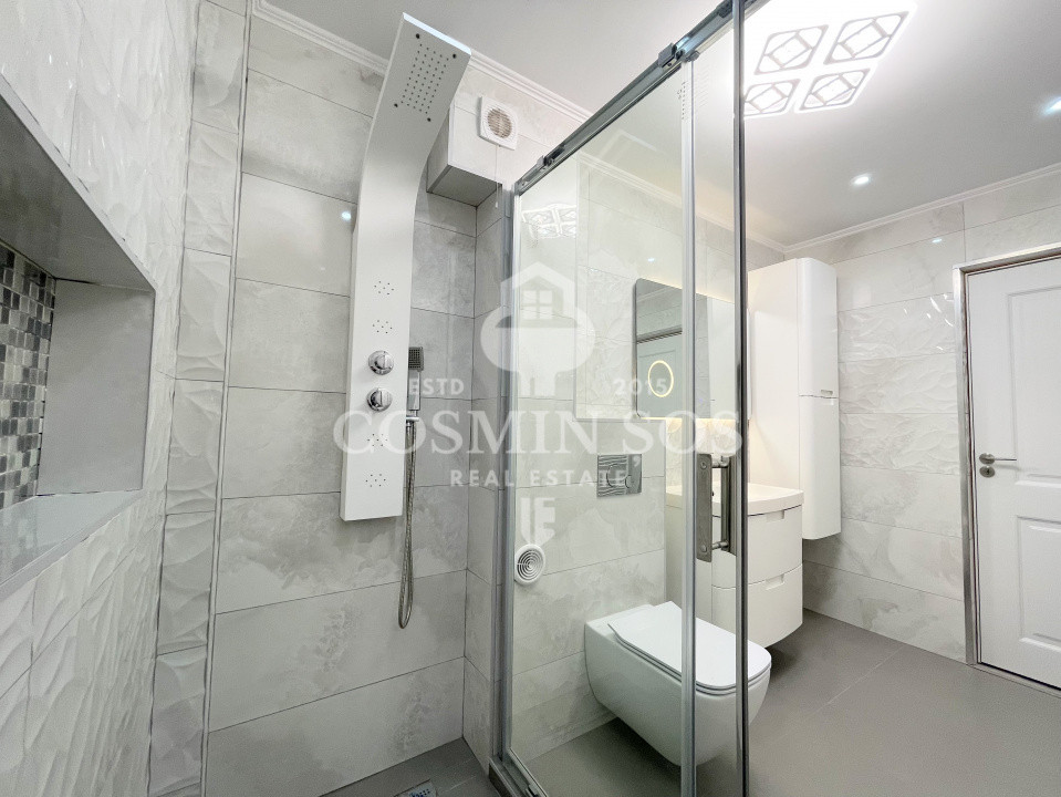 Apartament cu 3 camere de vanzare, cu gradina si parcare, Floresti