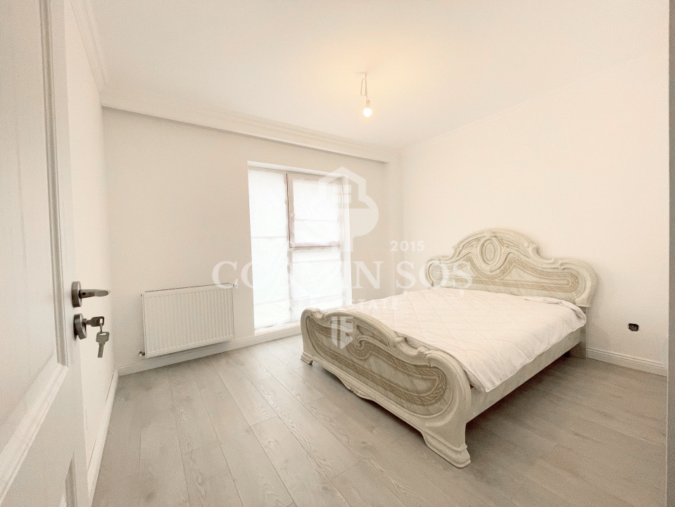 Apartament cu 3 camere de vanzare, cu gradina si parcare, Floresti