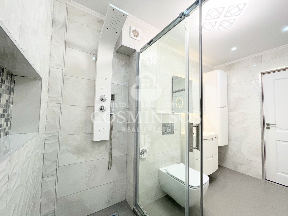 Apartament cu 3 camere de vanzare, cu gradina si parcare, Floresti